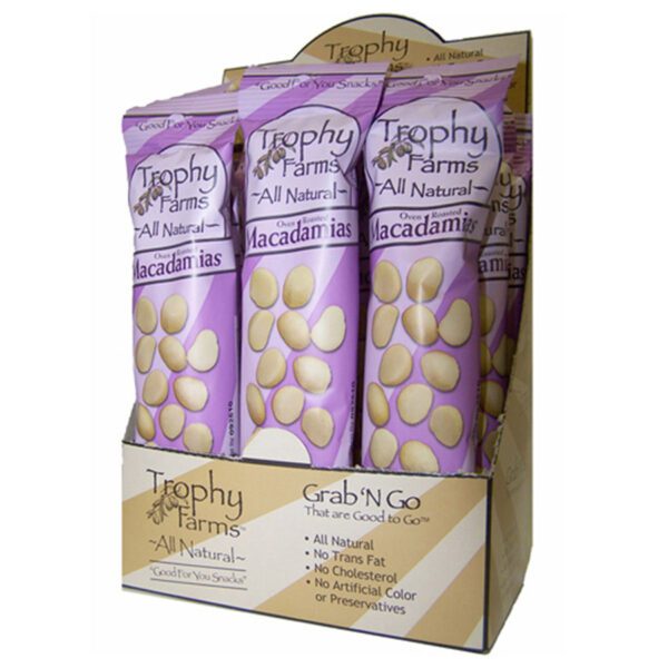 Trophy Farms Macadamias 12 (2 oz.) packs