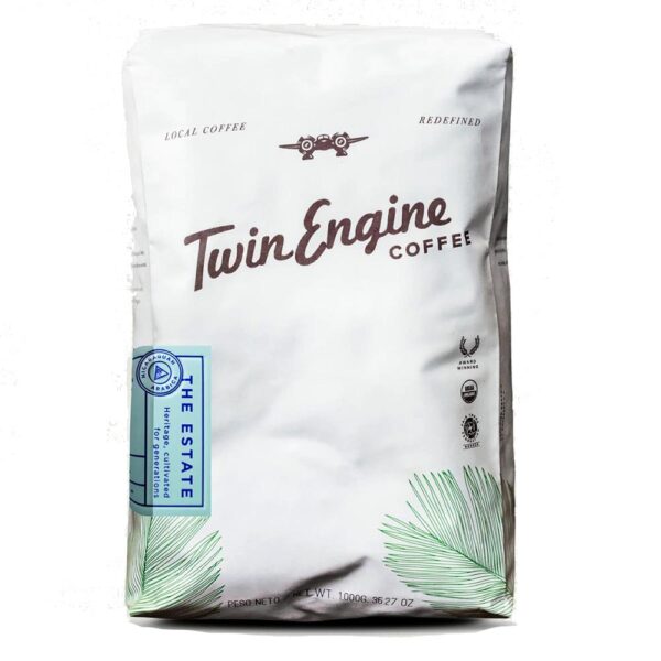 Twin Engine Coffee Organic Estate Medium Coffee Pack 2.2 lbs.