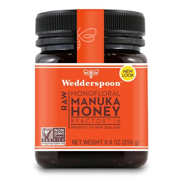 Wedderspoon Organic KFactor 16 Manuka Honey 8.8 oz. Jar