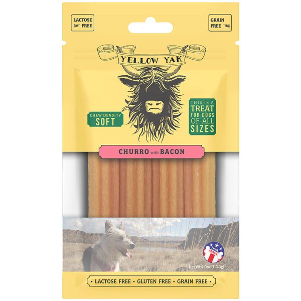 Yellow Yak Bacon Churro Chews 4 oz.