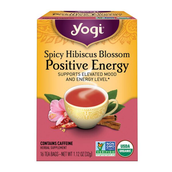 Yogi Tea Spicy Hibiscus Blossom Positive Energy - 16 Tea Bags