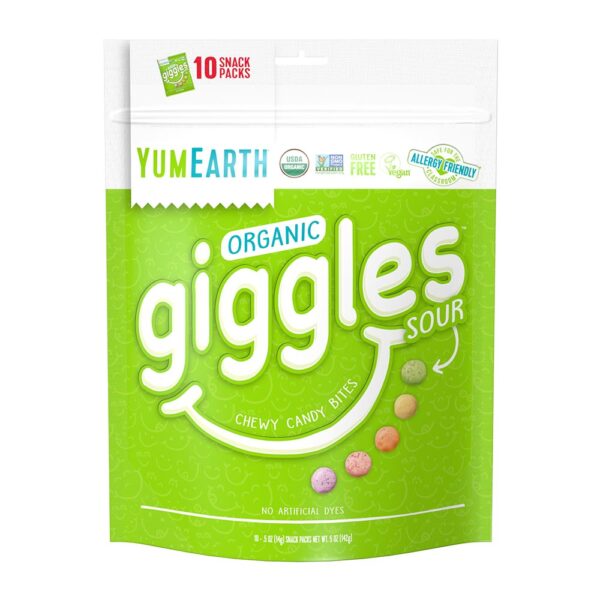 YumEarth Sour Giggles 10 (0.5 oz.) packs