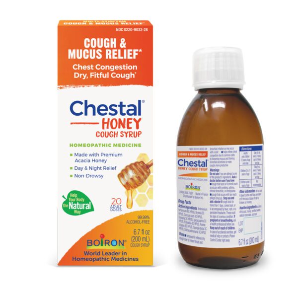 Boiron Adult Chestal Honey Cough Syrup 6.7 fl. oz - Image 2