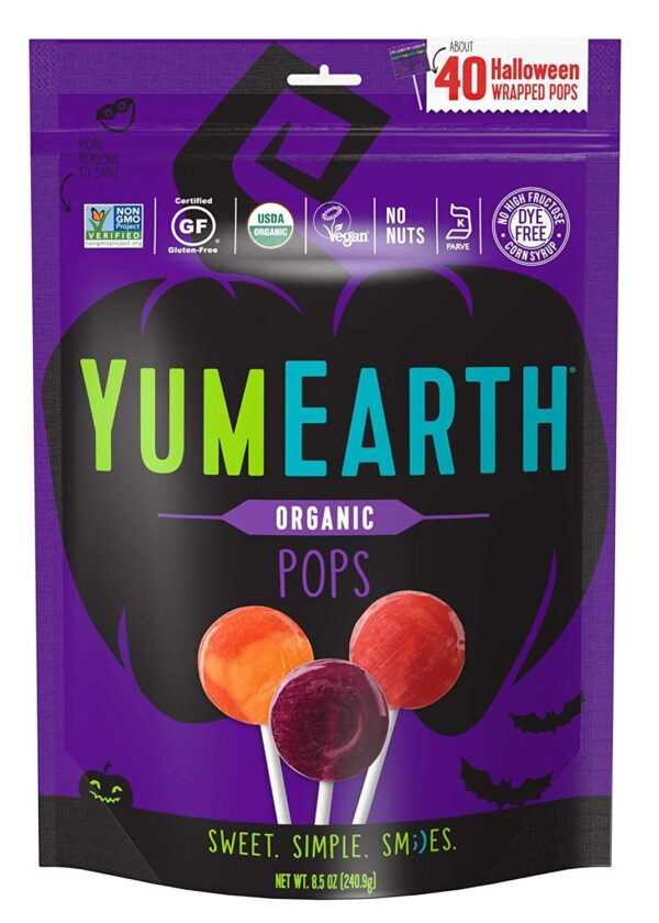 YumEarth Halloween Organic Fruit Pops 40 count