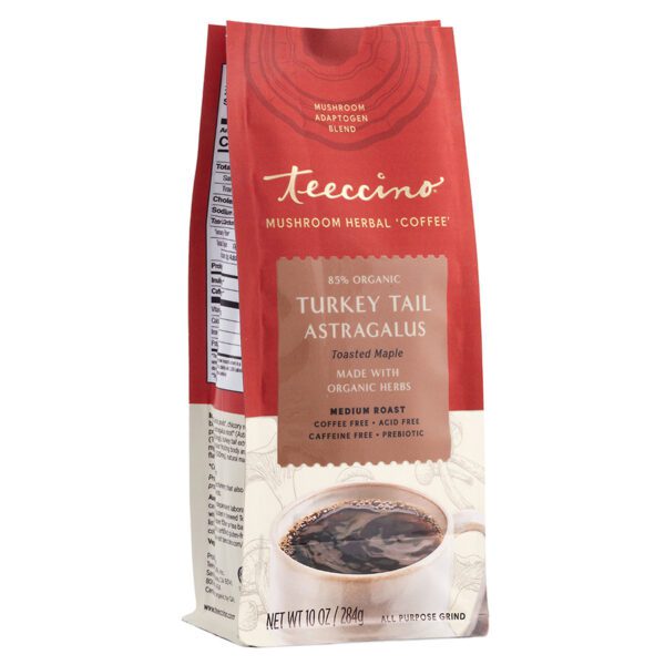 Teeccino Turkey Tail Astragalus Coffee 10 oz