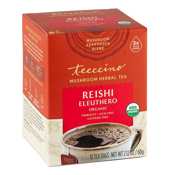 Teeccino Reishi Eleuthero Tea 10 bags