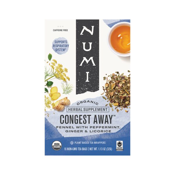 Numi Tea Congest Away Tea 16 Tea Bags