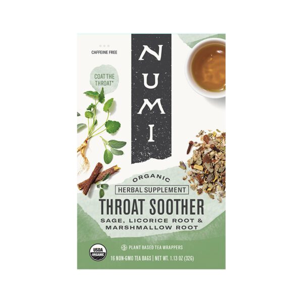 Numi Tea Throat Soother Tea 16 Tea Bag