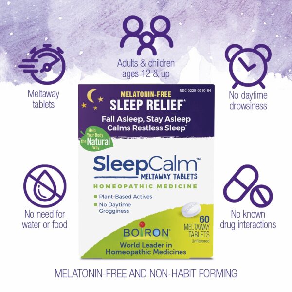 Boiron SleepCalm Tablets - 60 count - Image 4