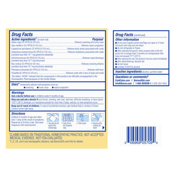 Boiron ColdCalm Baby 30 Liquid Doses - Image 2