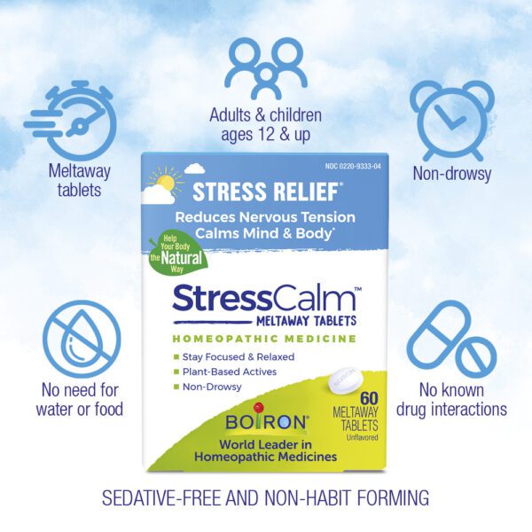 Boiron StressCalm 60 Meltaway Tablets - Image 5