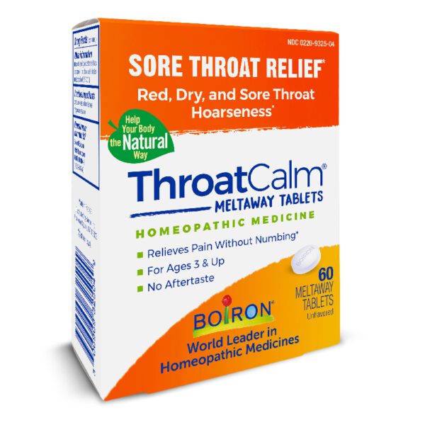 Boiron ThroatCalm 60 quick Dissolving Tablets