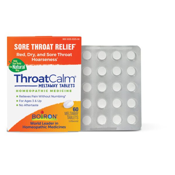 Boiron ThroatCalm 60 quick Dissolving Tablets - Image 2