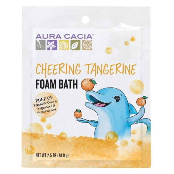 Aura Cacia Kids Cheering, Aromatherapy Foam Bath, 20.5 oz. packet