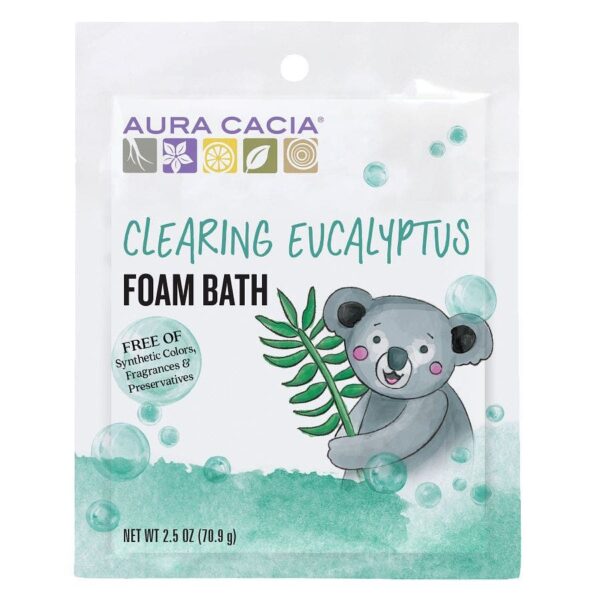 Aura Cacia Kids Eucalyptus Clearing Foam Bath, 20.5 oz