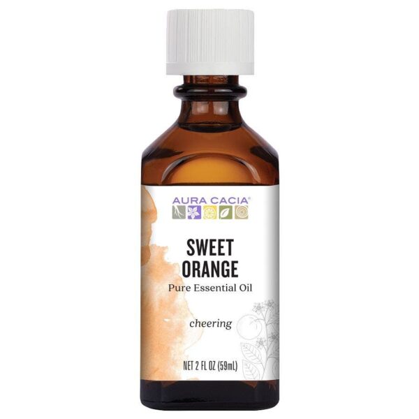 Aura Cacia Essential Oil Brightening Sweet Orange - 2 oz