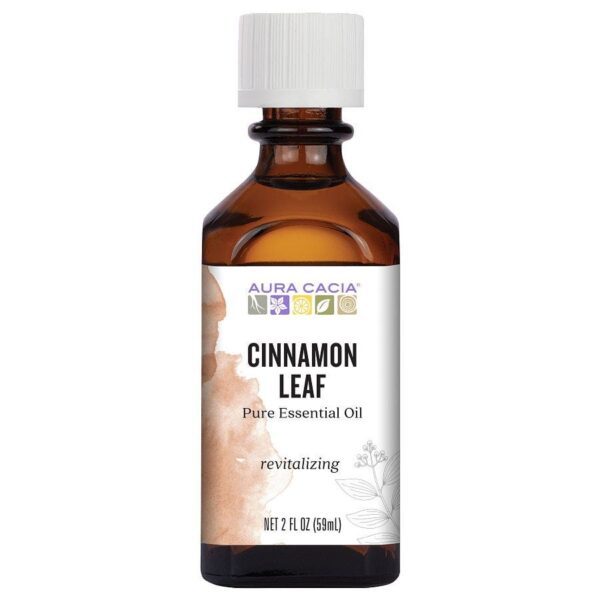 Aura Cacia Essential Oil Cinnamon Leaf 2 fl.oz.