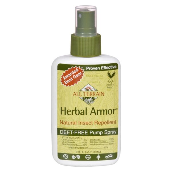 All Terrain All-Natural Insect Repellent Herbal Armor Skin & Fabric Spray 4 fl. oz. pump