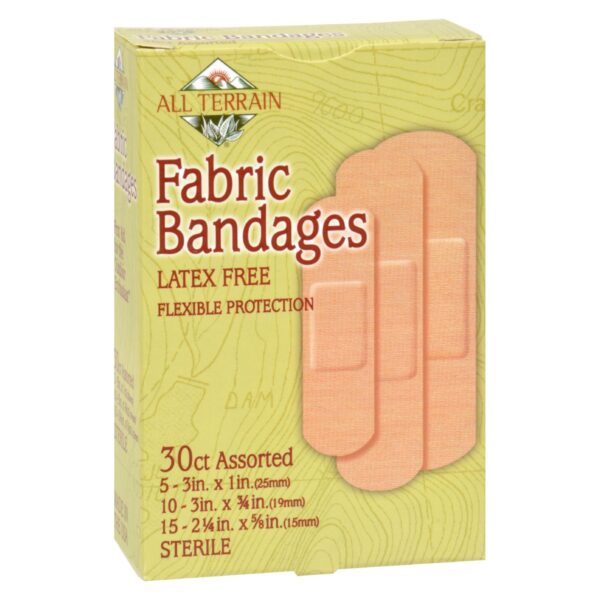 All Terrain First Aid Fabric Bandages Assorted Sizes 30 count