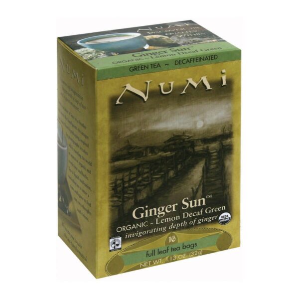 Numi Tea Decaf Ginger Lemon Tea 18 tea bags