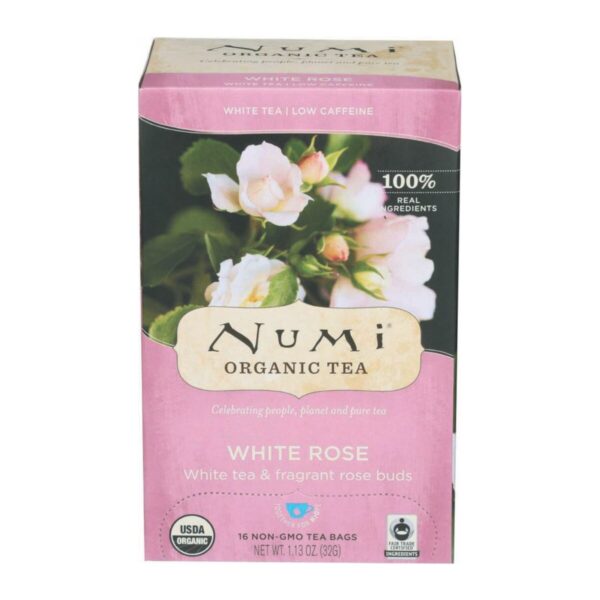 Numi Tea White Rose Tea 16 tea bags