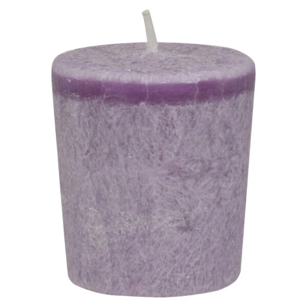 Aloha Bay Eco Palm Wax Candles Lavender Hills, Lavender Votive Candles 12 pack