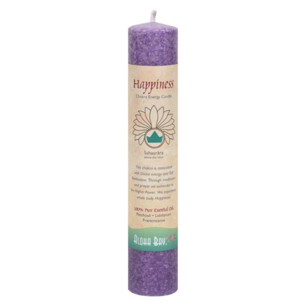 Aloha Bay Chakra Energy Candle -Sahasrara - 8"