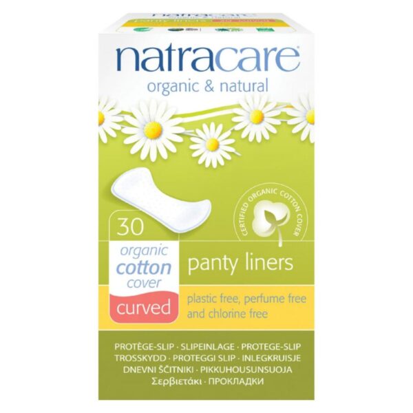 Natracare Curved Shape Panty Shields 30 count