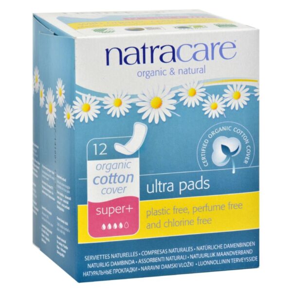 Natracare Natural Ultra Super Plus Pads 12 count