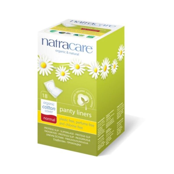 Natracare Panty Liners with Organic Cotton Cover 18 count