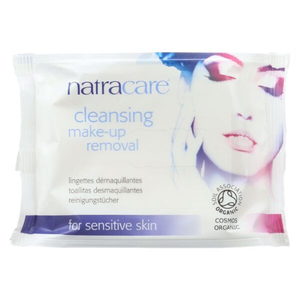 Natracare Organic Make-Up Cleansing & Removal Wipes 20 count