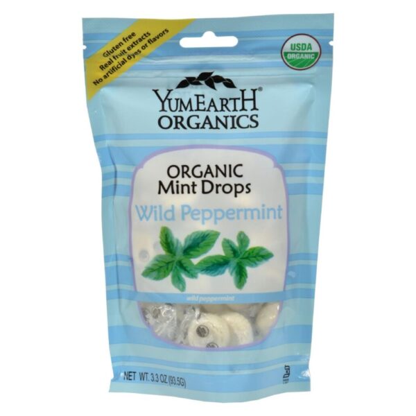 YumEarth Wild Peppermint Organic Hard Candies 3.30 oz.