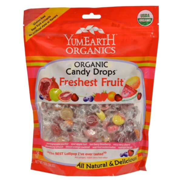 YumEarth Assorted Flavors Organic Candy Drops 13 oz.