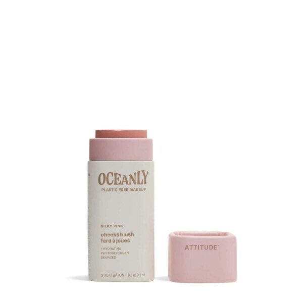 Attitude Oceanly Silky Pink Cream Blush 0.3 oz. stick