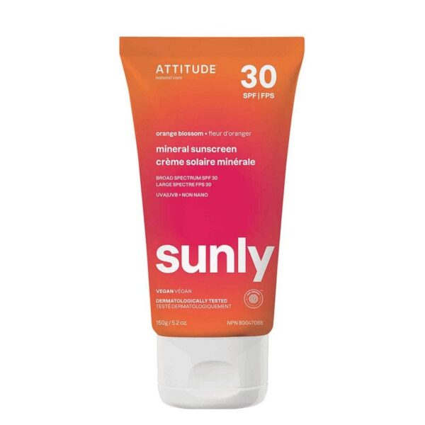 Attitude Sunly Orange Blossom Mineral Sunscreen (SPF 30) 5.2 oz.