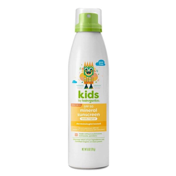 Babyganics Totally Tropical Continuous Sunscreen Spray (SPF 50) 6 fl. oz.