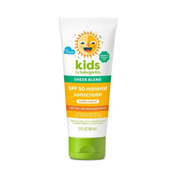 Babyganics Totally Tropical Sheer Blend Sunscreen Lotion (SPF 50) 3 fl. oz.