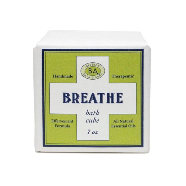 Baudelaire Breathe Bath Effervescent Cube 7 oz.