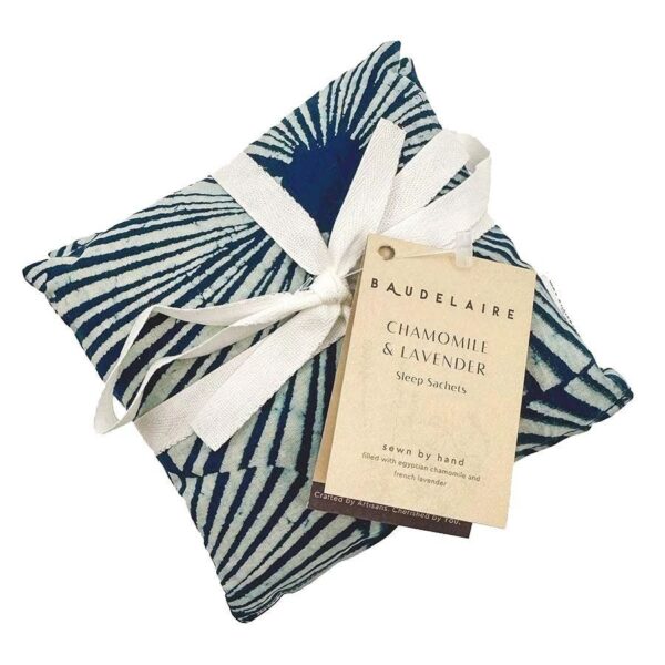 Baudelaire Indigo Sleep Sachets 6" x 6" Set of 3