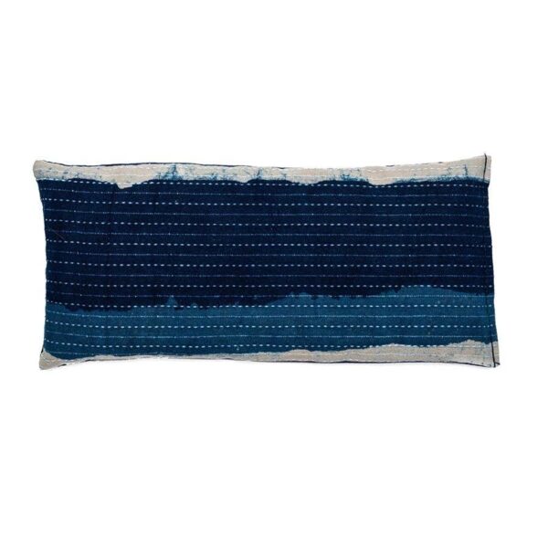 Baudelaire Indigo Stripe Eye Pillow 4" x 8"