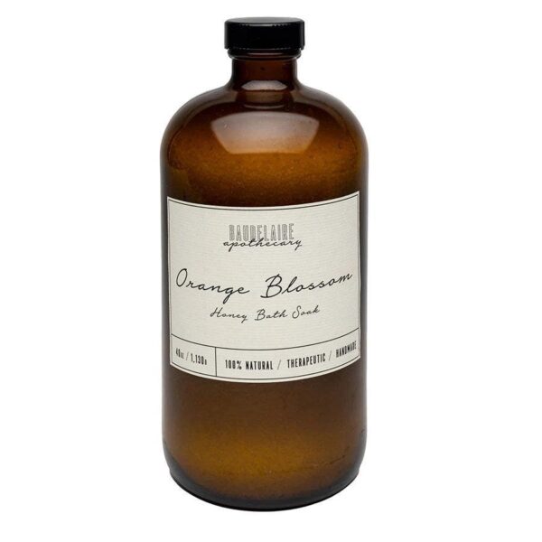 Baudelaire Orange Blossom Apothecary Bath Soak 40 oz.