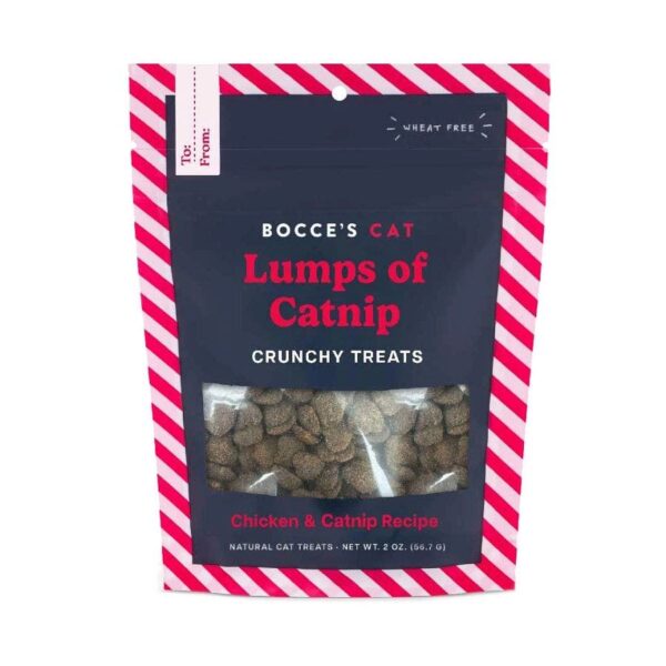 Bocce's Bakery Lumps of Catnip Crunchy Cat Treats 2 oz.