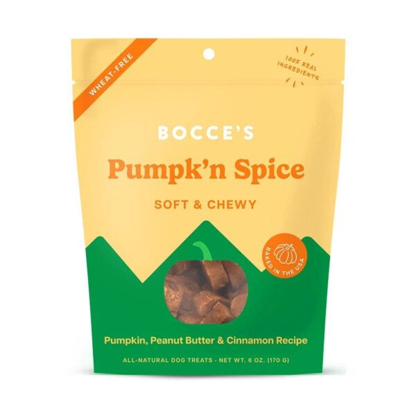 Bocce's Bakery Pumpkin Spice Latte Soft & Chewy Treats 6 oz.