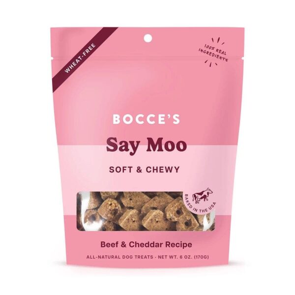 Bocce's Bakery Say Moo Soft & Chewy Treats 6 oz.