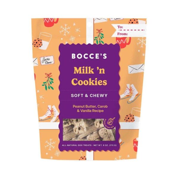 Bocce's Bakery Milk 'n Cookies Soft & Chewy Dog Treats 6 oz.