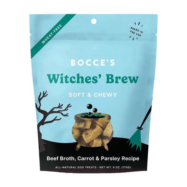 Bocce's Bakery Witches' Brew Soft & Chewy Halloween Dog Treats 6 oz.