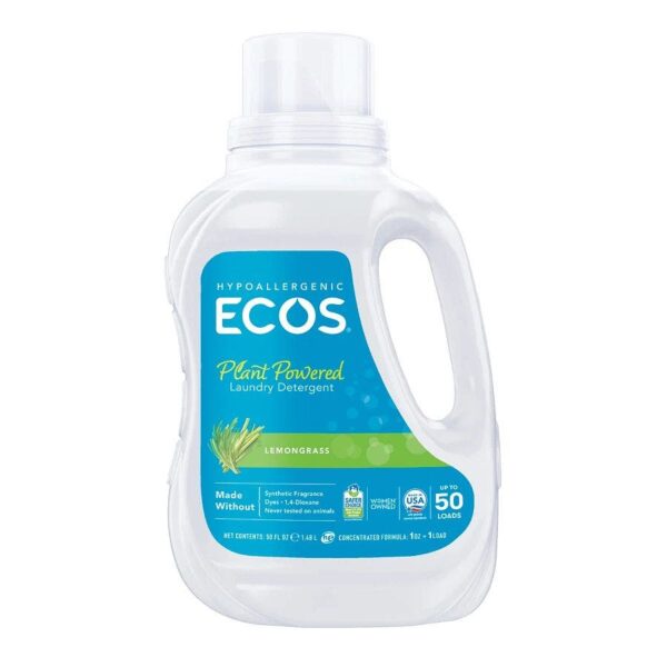 Earth Friendly Products Lemongrass Hypoallergenic Laundry Detergent 50 fl. oz.