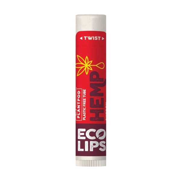 Eco Lips Hemp Cherry Plant Pod Lip Balm 0.15 oz.