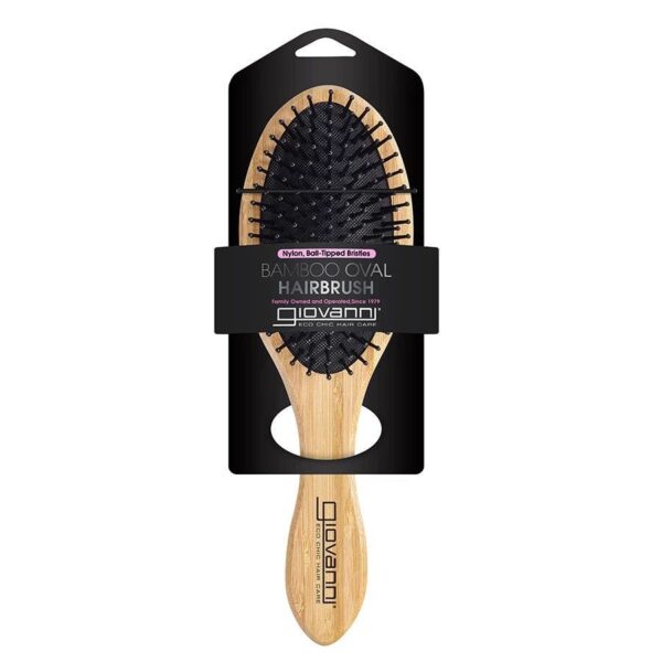 Giovanni Bamboo Oval Hair Brush