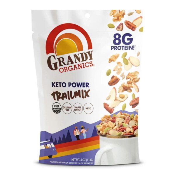 Grandy Oats Keto Power Trail Mix 4 oz.